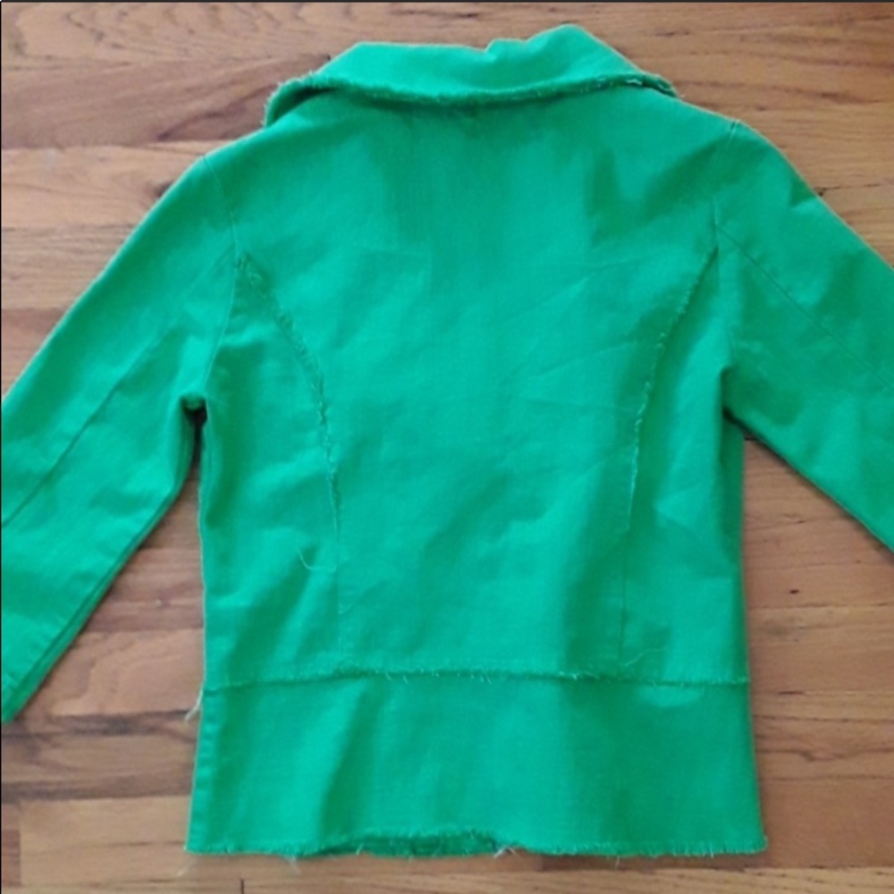 Green mini blazer - Picture 2 of 8